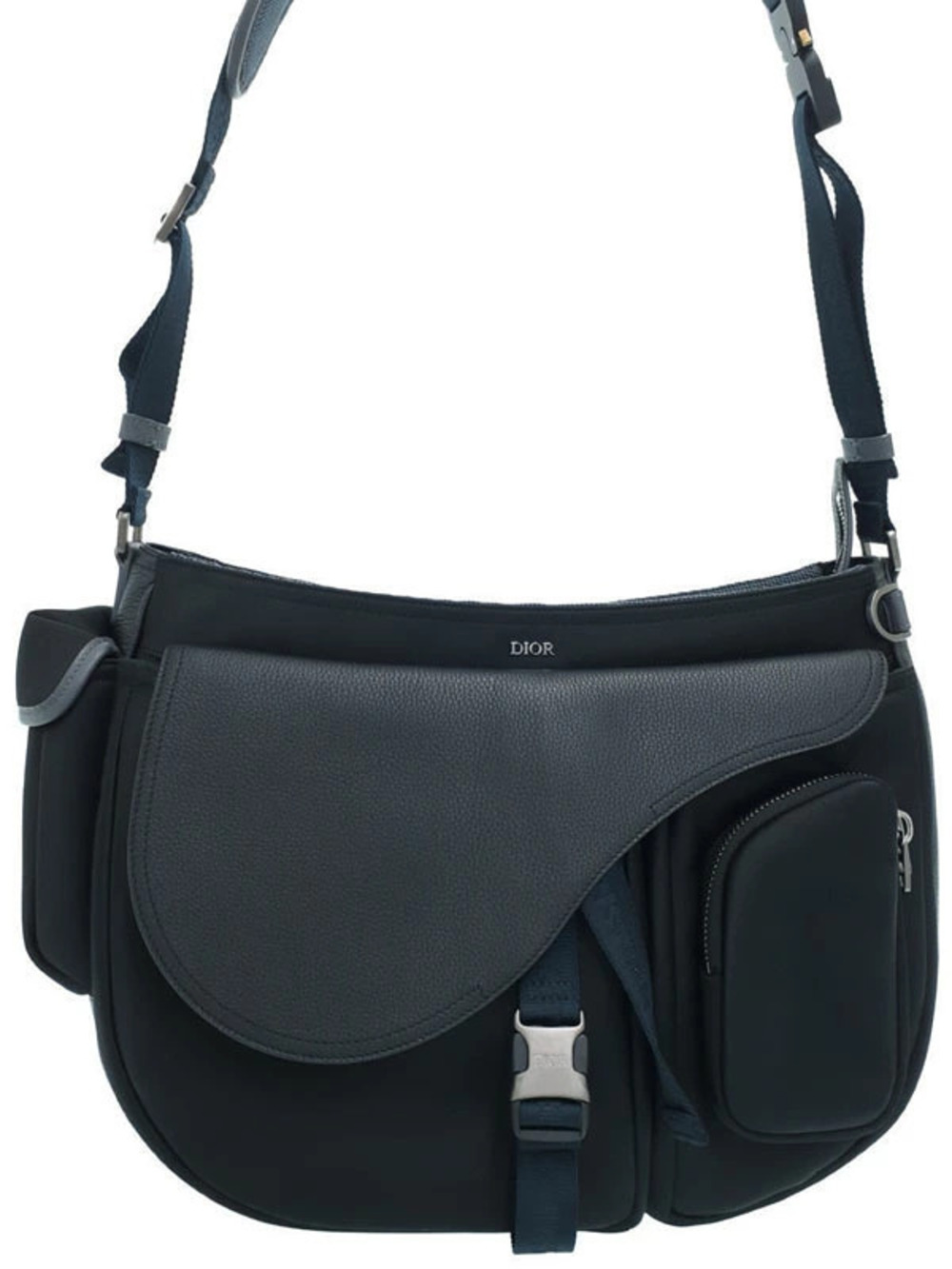 Christian Dior Sacai Collaboration Saddle Soft Bag Shoulder